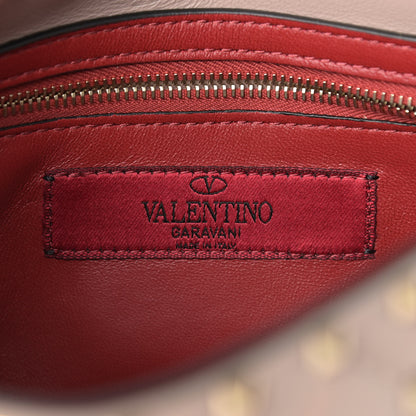 Valentino Garavani Lambskin Medium Rockstud Spike Shoulder Bag Poudre 6 of 8