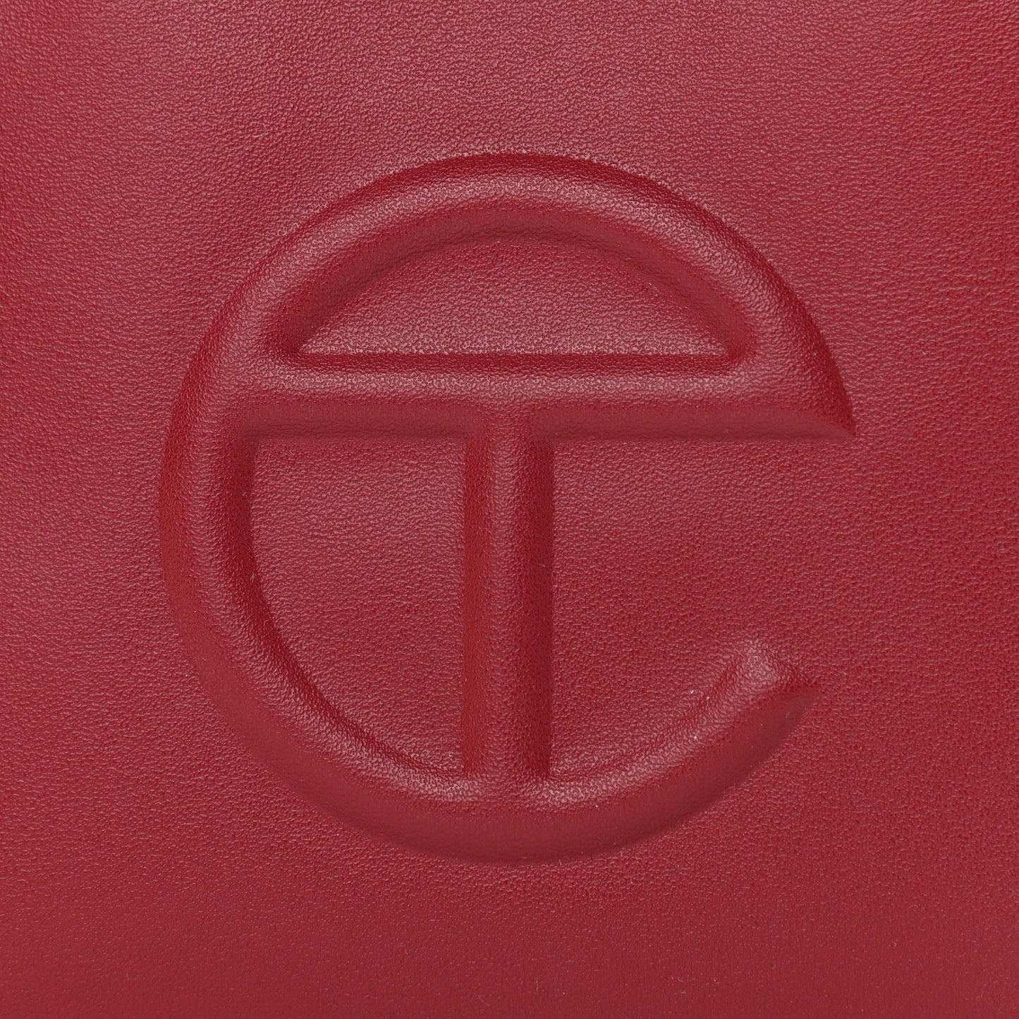 Vegan Leather Small Shopping Bag Oxblood