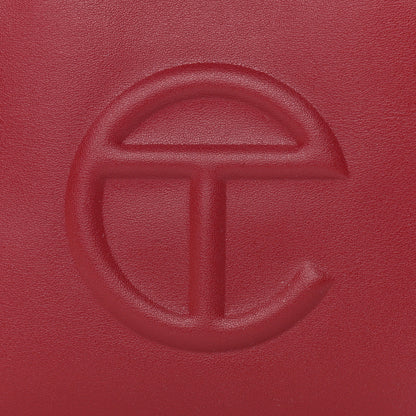 Telfar Vegan Leather Small Shopping Bag Oxblood 8 of 10
