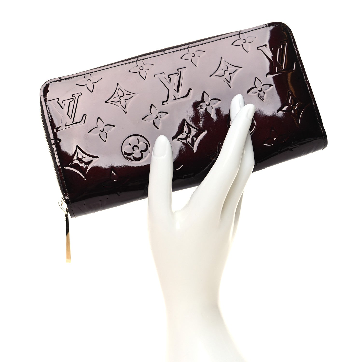 Louis Vuitton Vernis Zippy Wallet Amarante 2 of 7