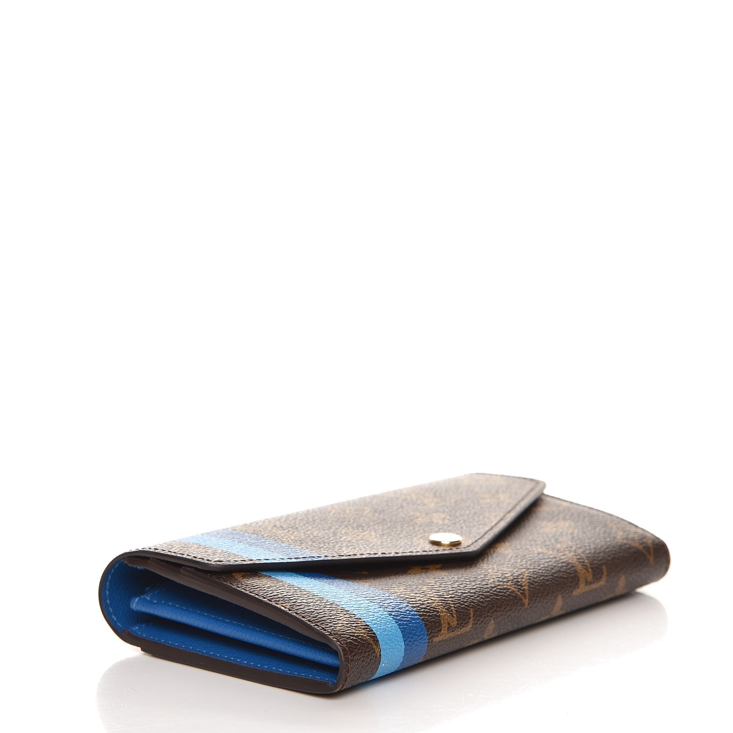 Louis Vuitton Monogram My LV Heritage Sarah Wallet NM Blue Clair Blue De France 4 of 7