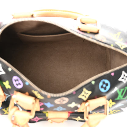 Louis Vuitton Monogram Multicolor Speedy 30 Black 5 of 11