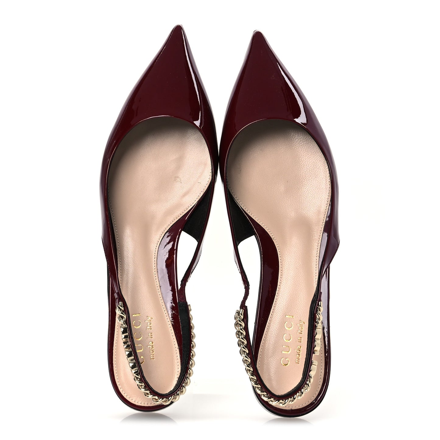 Patent Signoria Ballet Slingback Ballet Flat 38 Rosso Ancora
