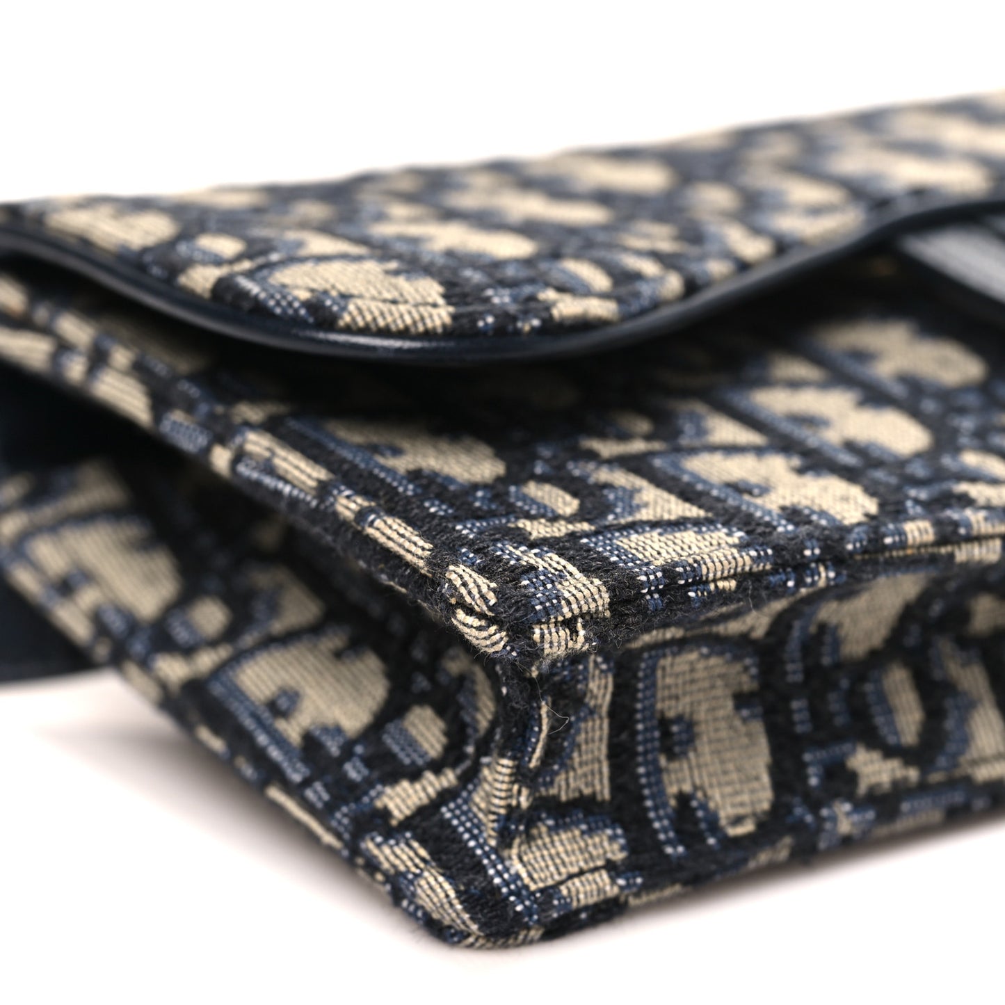 Oblique Saddle Belt Bag Blue