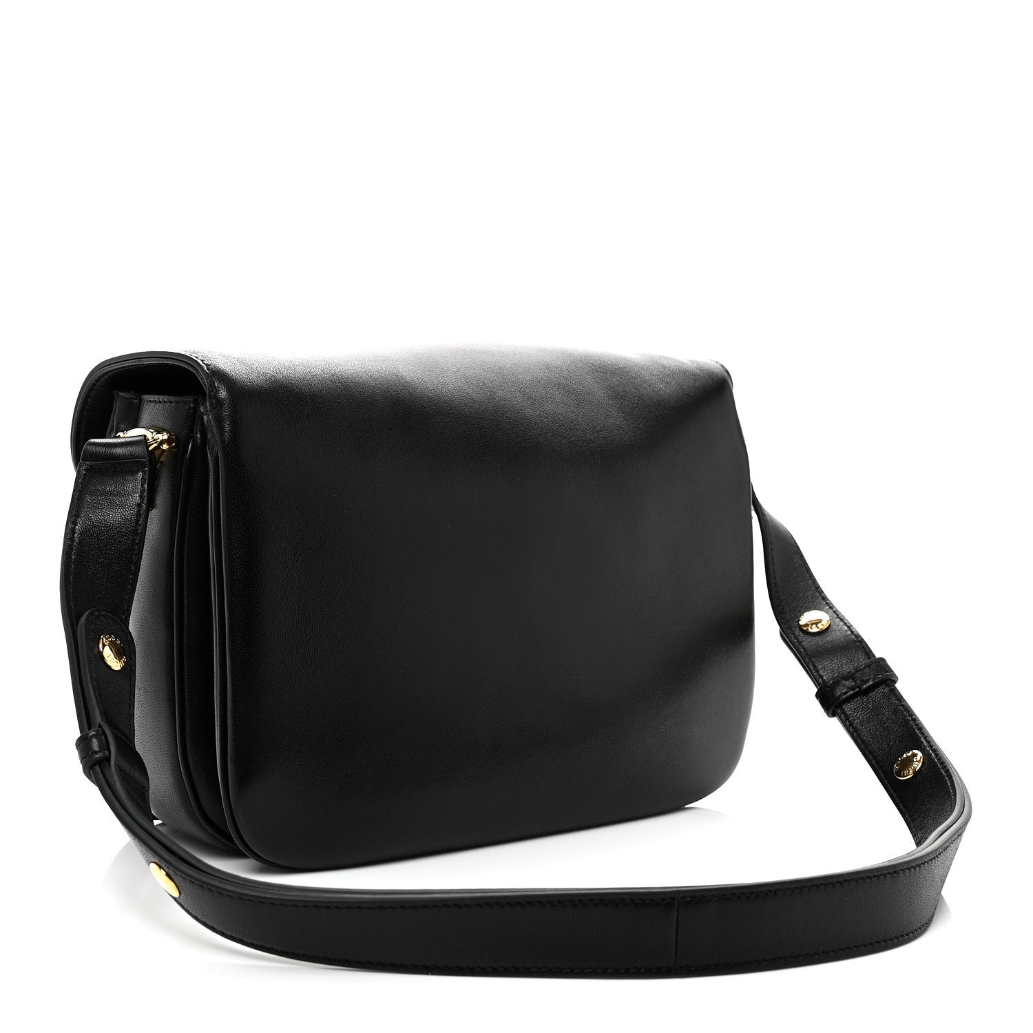 Gucci Calfskin Horsebit 1955 Aura Small Shoulder Bag Black 3 of 10