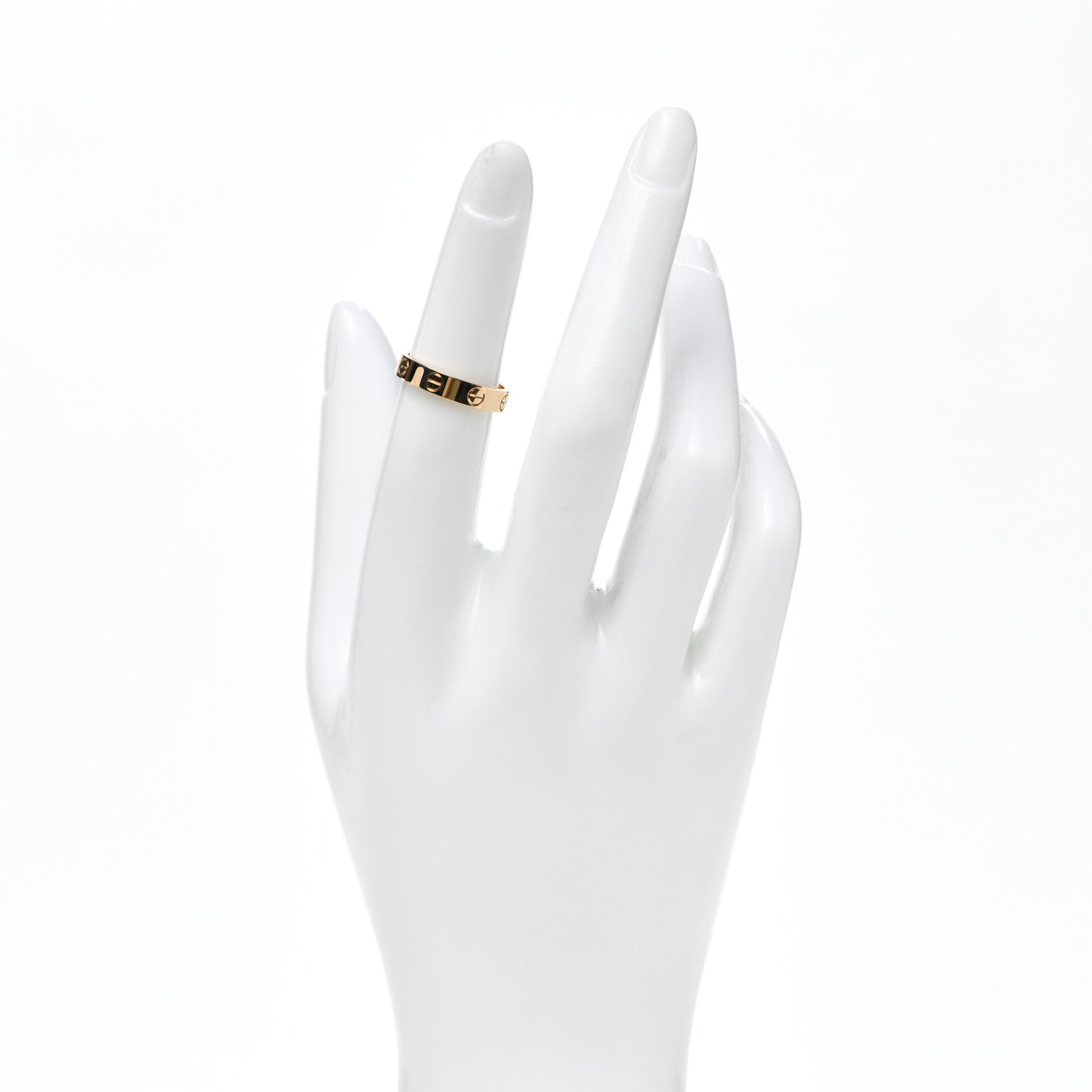 Cartier 18K Yellow Gold 3.5mm LOVE Wedding Band Ring 50 5.25 4 of 10