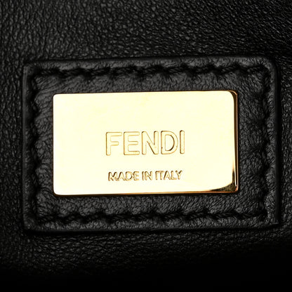 Fendi Nappa Mini Peekaboo Iconic Satchel Black 7 of 11