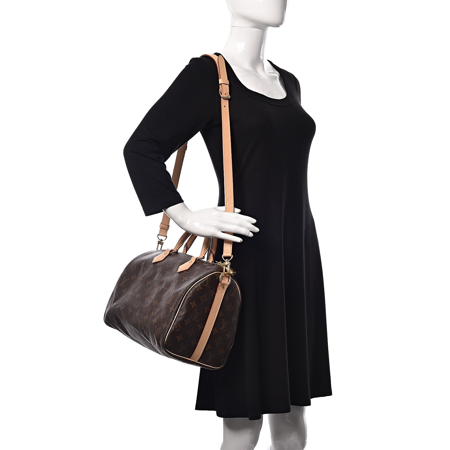Louis Vuitton Monogram Speedy Bandouliere 30 2 of 12