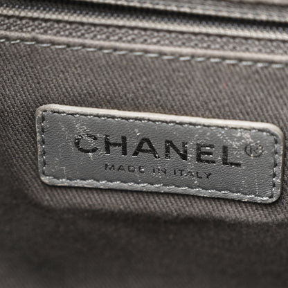 Chanel Canvas Large Deauville Backpack Grey 6 of 14