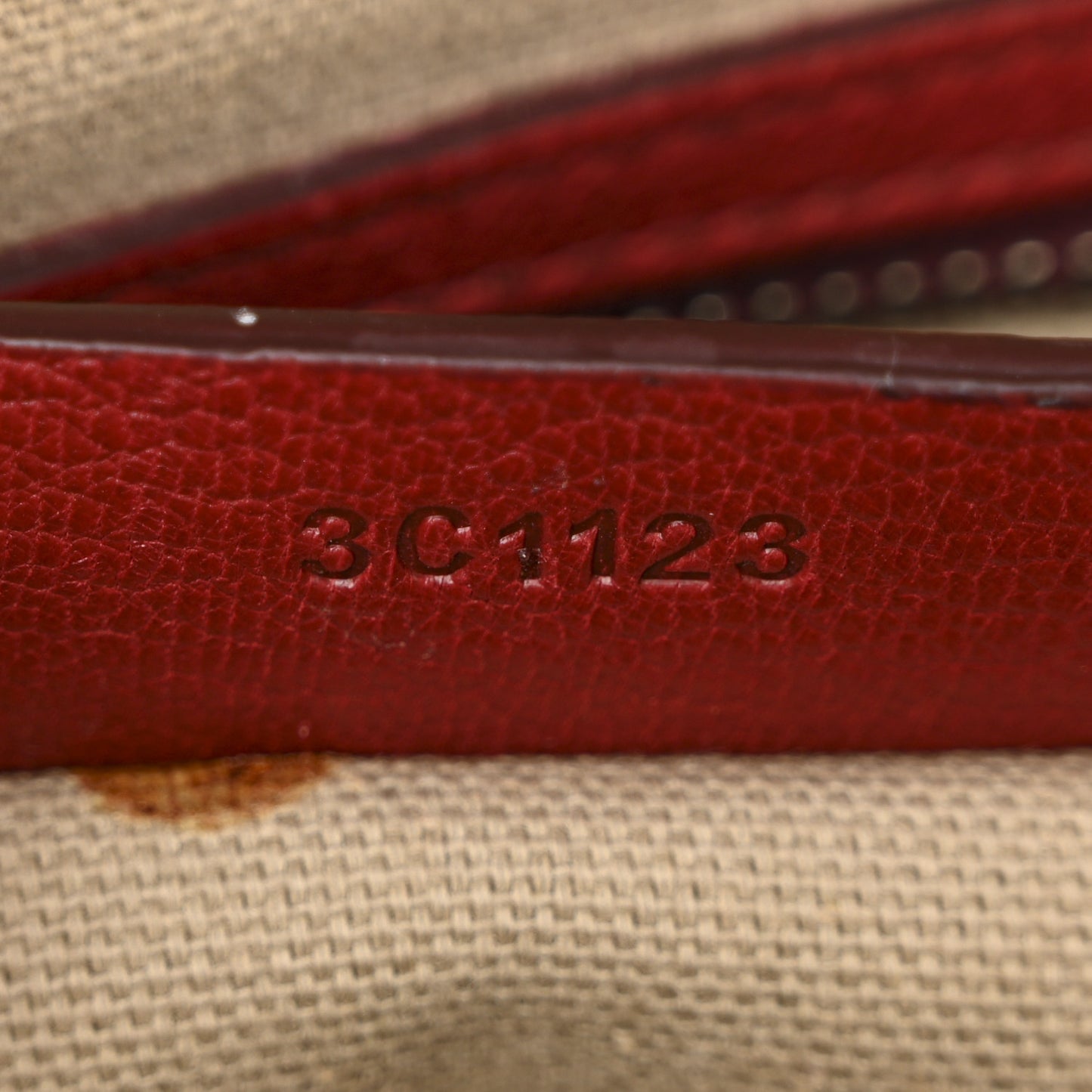 Sugar Goatskin Mini Antigona Red