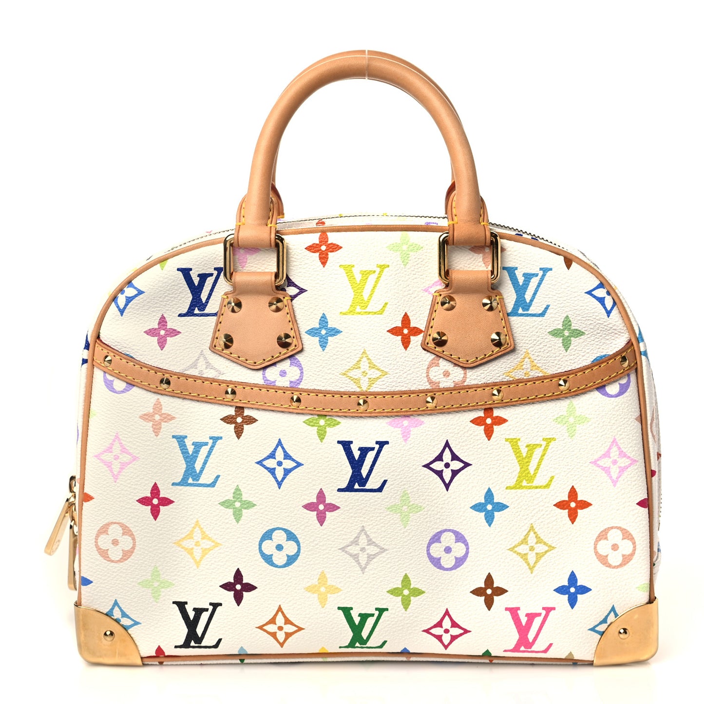 Monogram Multicolor Trouville White
