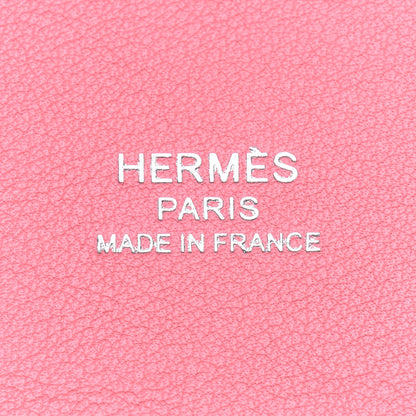 Hermes Swift Epsom Pocket Kelly Shoulder Strap Rose Azalee Rose Confetti 4 of 7