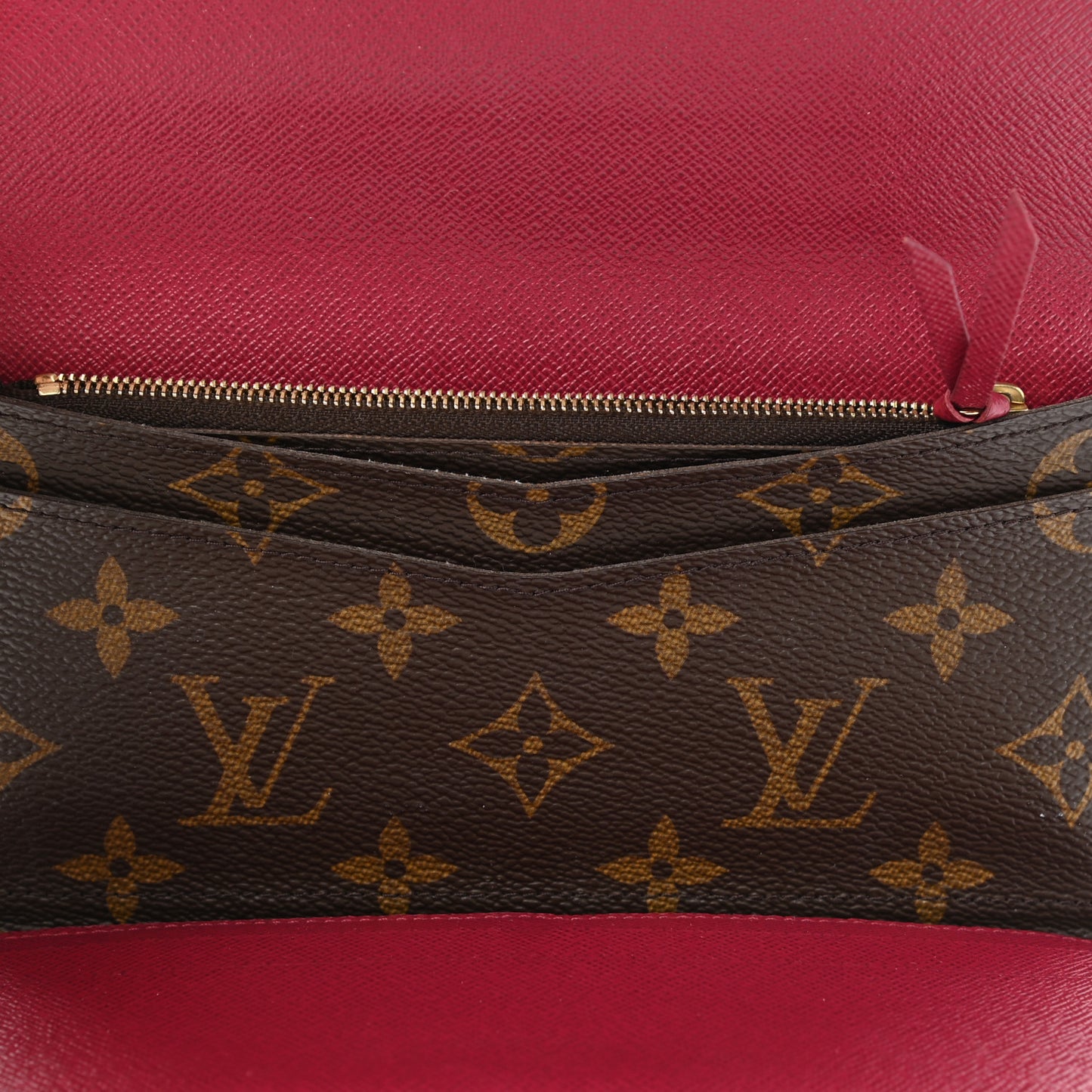 Monogram Josephine Wallet Fuchsia