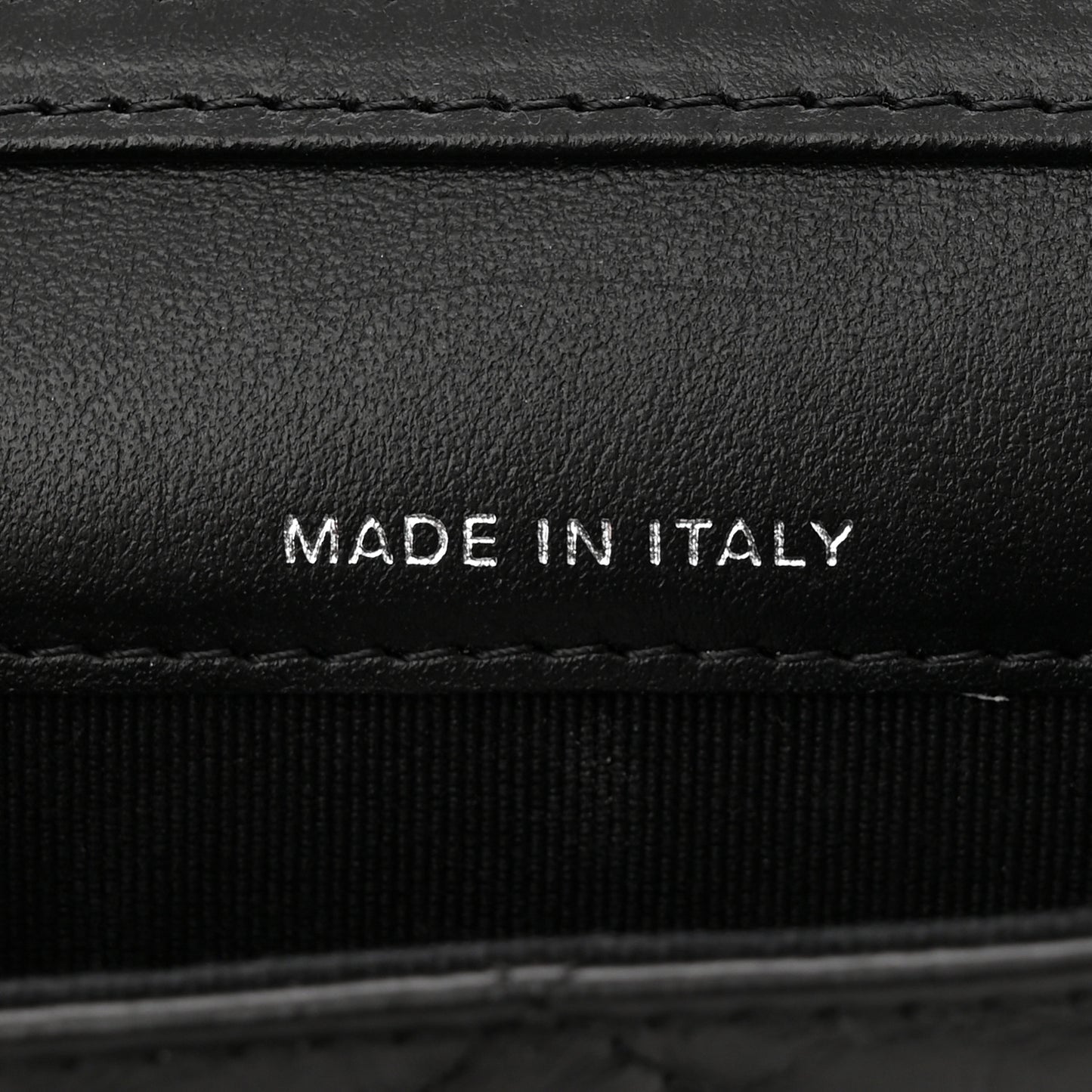 Aged Calfskin Quilted Reissue Belt Bag So Black