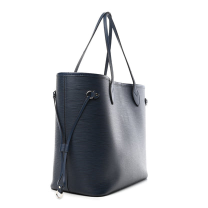 Louis Vuitton Epi Neverfull MM Indigo 2 of 4
