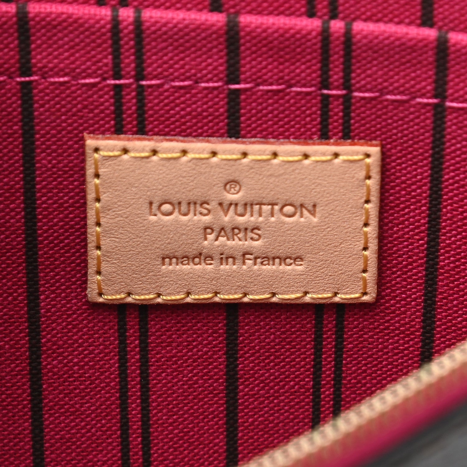Louis Vuitton Monogram Neverfull MM GM Pochette Pivoine 4 of 5