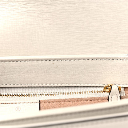 Gucci Azalea Calfskin Horsebit 1955 Shoulder Bag Mystic White 10 of 13