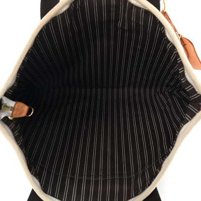 Louis Vuitton Toile Antigua Cabas GM Tote White 4 of 8