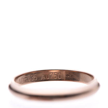 Cartier 18K Pink Gold 2.5mm 1895 Wedding Band Ring 48 4.5 5 of 6