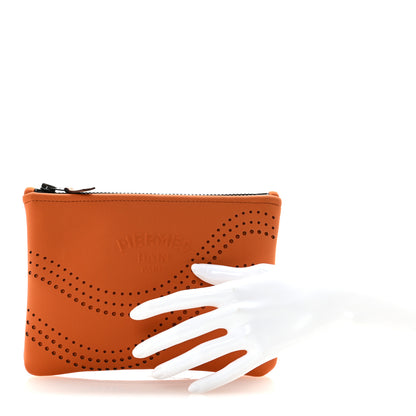Hermes Neoprene Small Neobain Waves Case Potiron 2 of 6