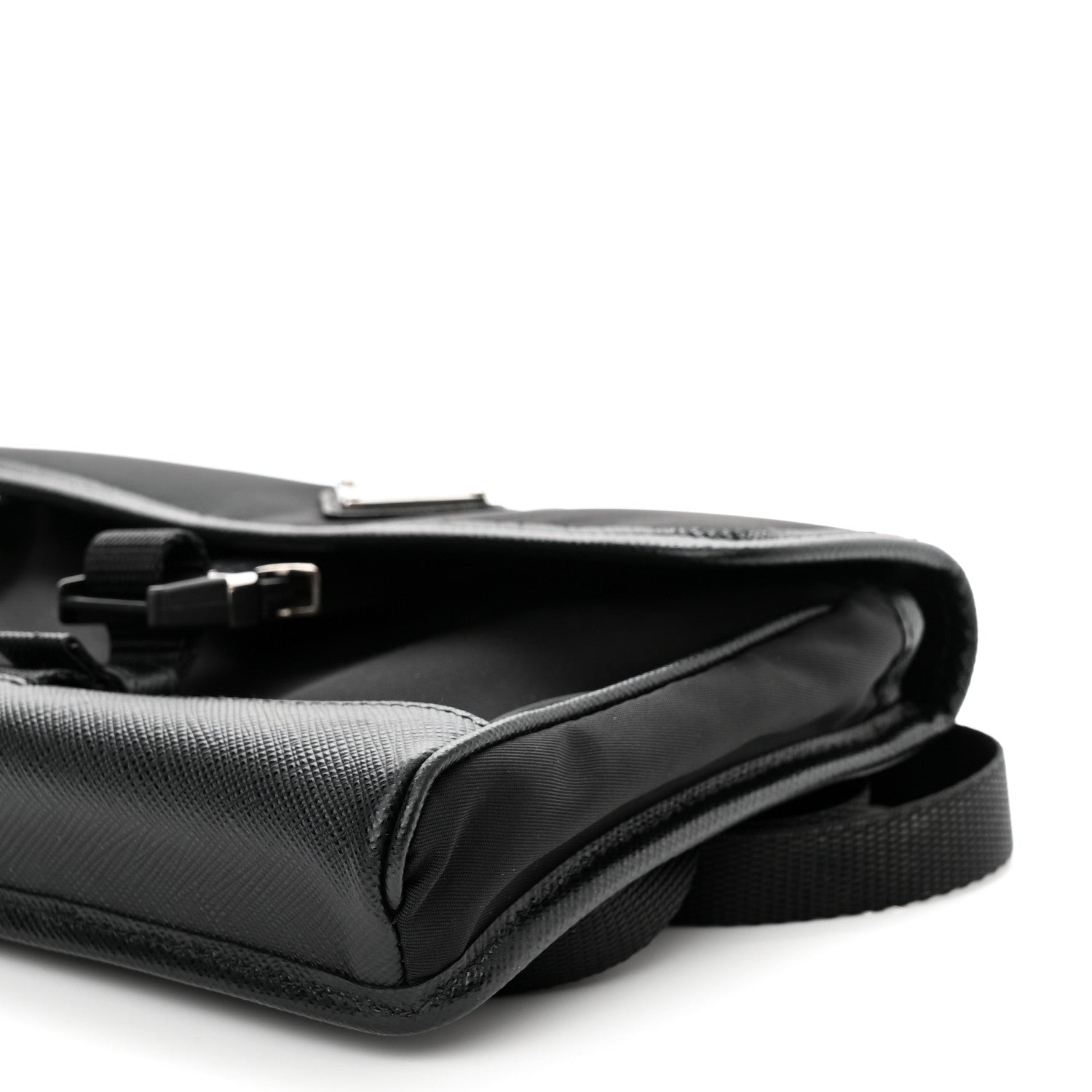 Prada Re-Nylon Saffiano Smartphone Case Crossbody Black 10 of 10