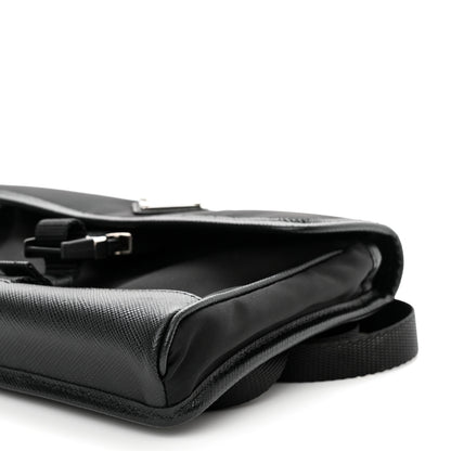 Prada Re-Nylon Saffiano Smartphone Case Crossbody Black 10 of 10
