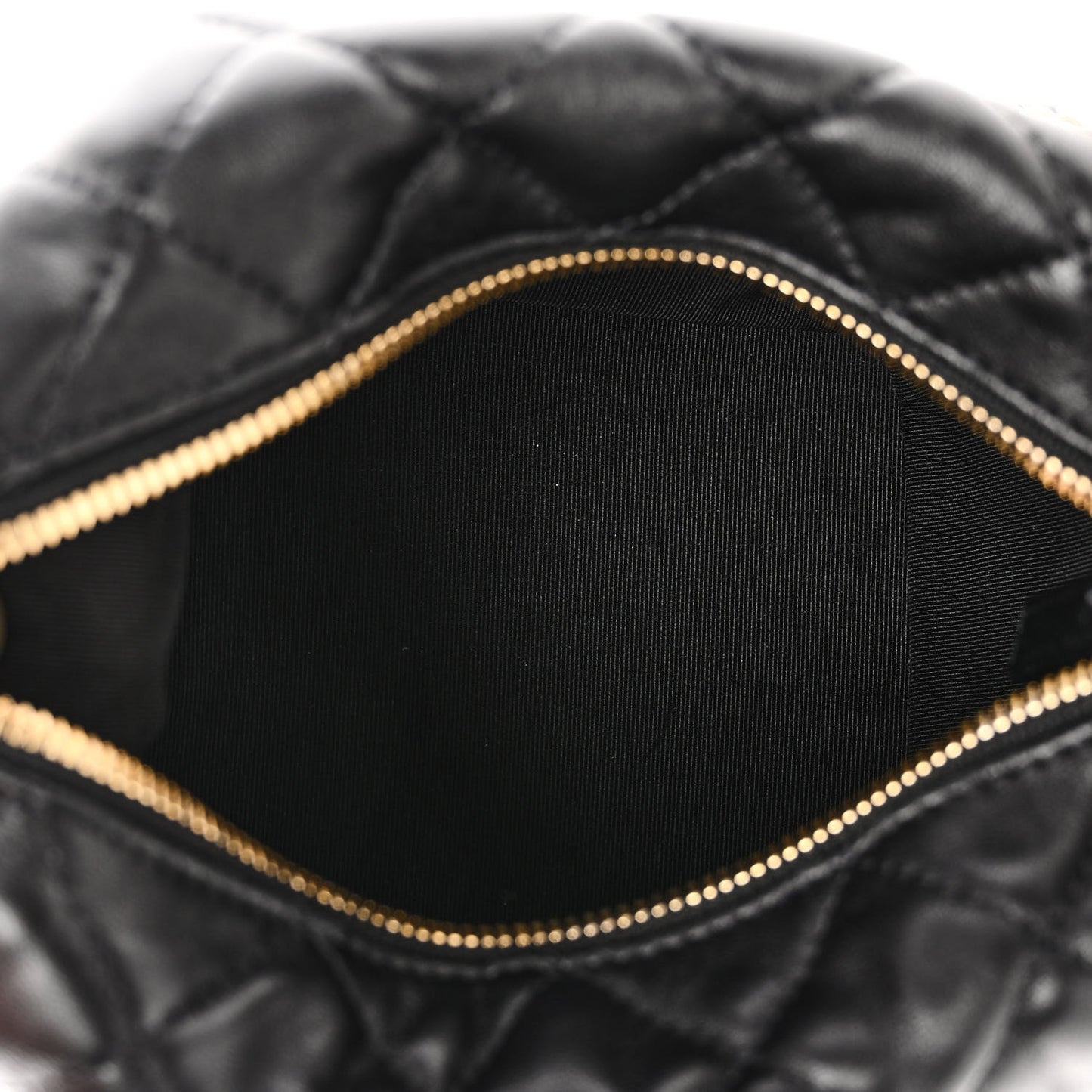 Lambskin Quilted Small Perfect Meeting Hobo Black