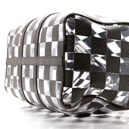 Louis Vuitton PVC Monogram Chess Keepall Bandouliere 50 8 of 10