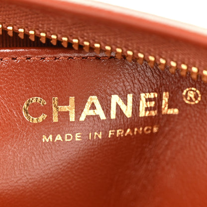 Chanel Shiny Crumpled Lambskin Quilted Small CC Funky Town Hobo Brown 6 of 12