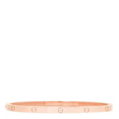Cartier 18K Pink Gold Small LOVE Bracelet 17 1 of 6