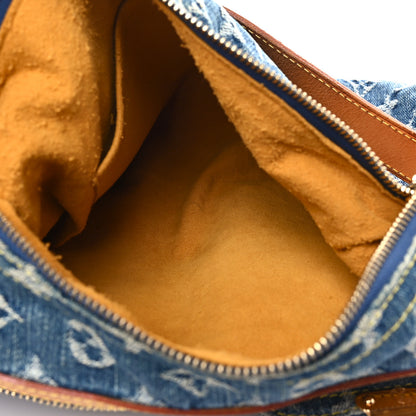 Louis Vuitton Monogram Denim Baggy PM Blue 5 of 8