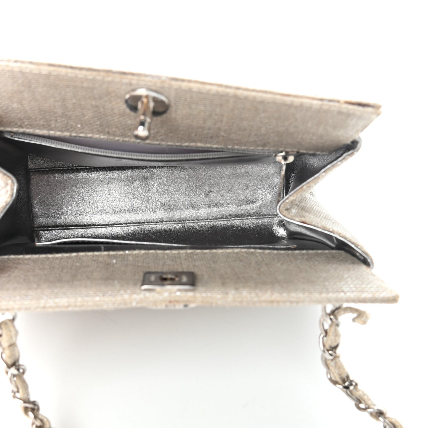Grained Calfskin Rockstud Zip Around Wallet Scarlet