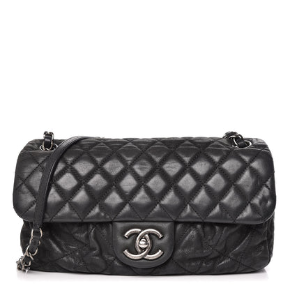 Chanel Iridescent Calfskin Small Chic Quilt Flap Black 1 of 11