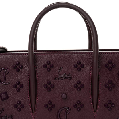Christian Louboutin Calfskin Spikes Loubinthesky Paloma Baguette Merlot 8 of 10