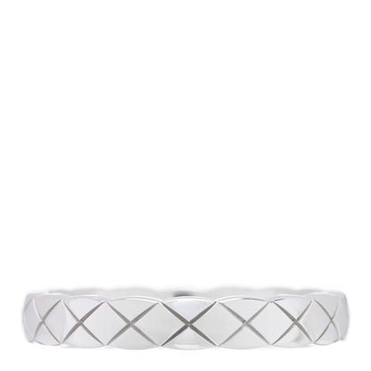 Chanel 18K White Gold Mini Coco Crush Ring 53 6.5 3 of 4