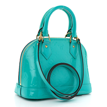 Louis Vuitton Vernis Alma BB Turquoise 3 of 11