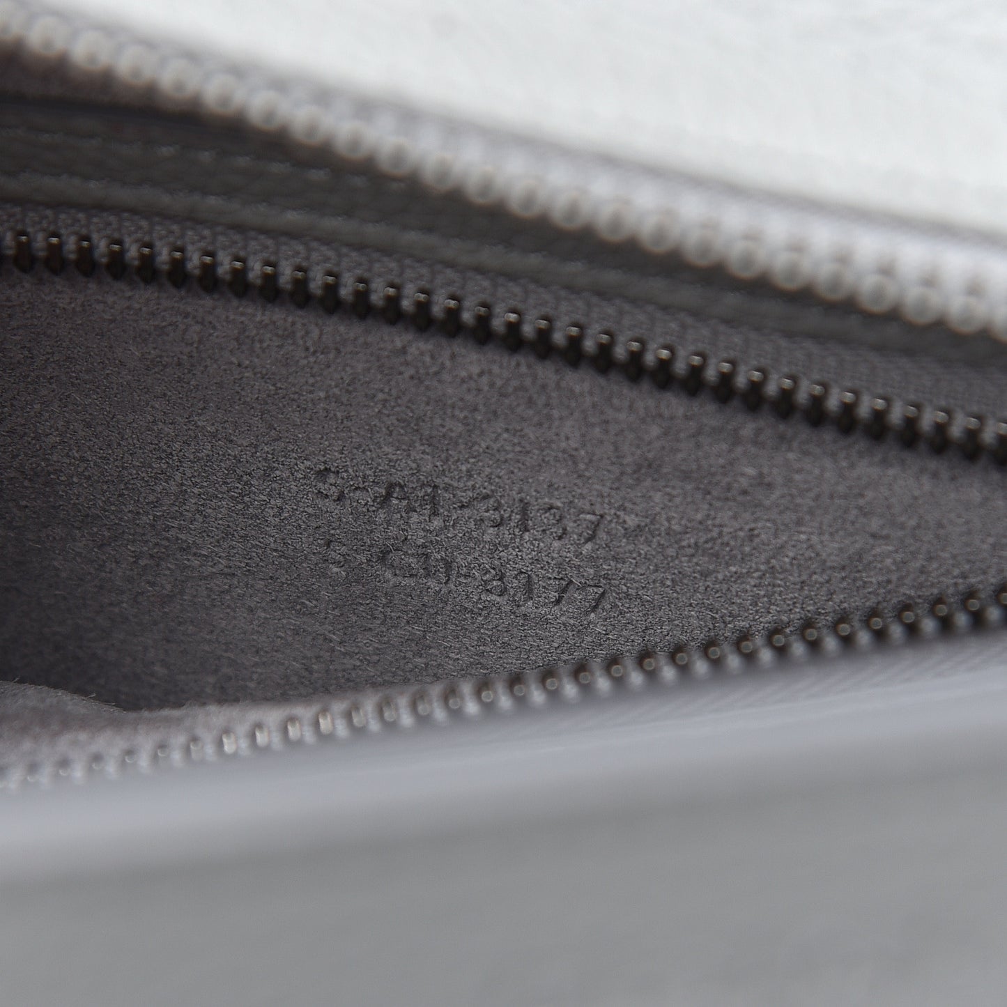 Drummed Calfskin Micro Luggage Pearl Blue