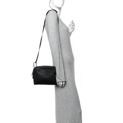 Bottega Veneta Nappa Intrecciato Nodini Bag Black 2 of 12