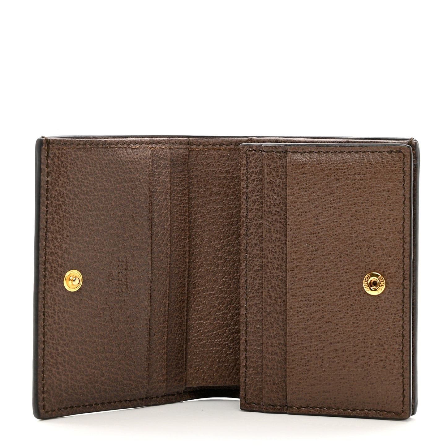 GG Supreme Monogram Web Ophidia Card Case Beige New Acero
