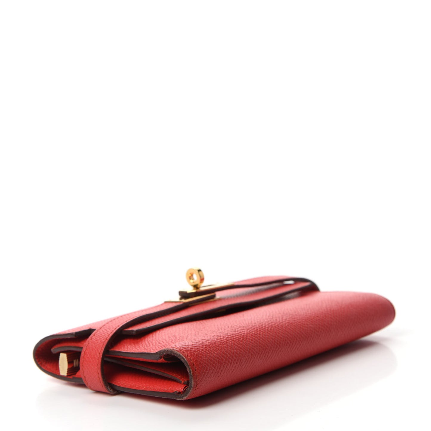 Epsom Medium Kelly Wallet Rouge Tomate