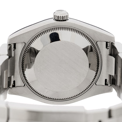 Rolex Stainless Steel 31mm Oyster Perpetual Datejust Watch Black Roman 178240 4 of 5