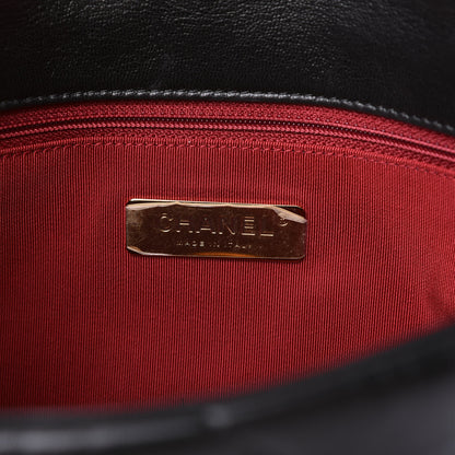 Chanel Goatskin Quilted Medium Chanel 19 Flap Black 8 of 11