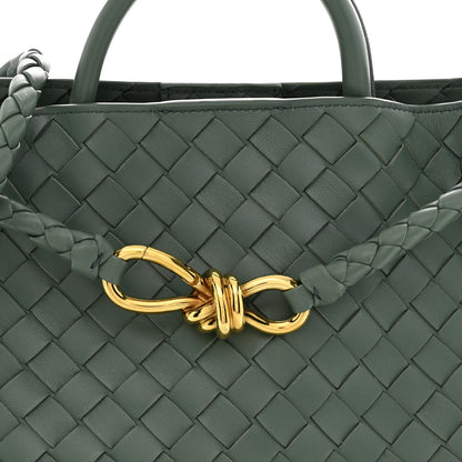 Bottega Veneta Nappa Intrecciato Medium Andiamo Shoulder Bag Aloe 7 of 10