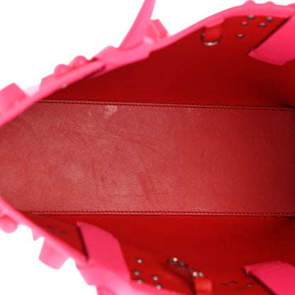 Christian Louboutin Calfskin Empire Spike Studded Mini East West Cabata Tote Poupidou 5 of 12