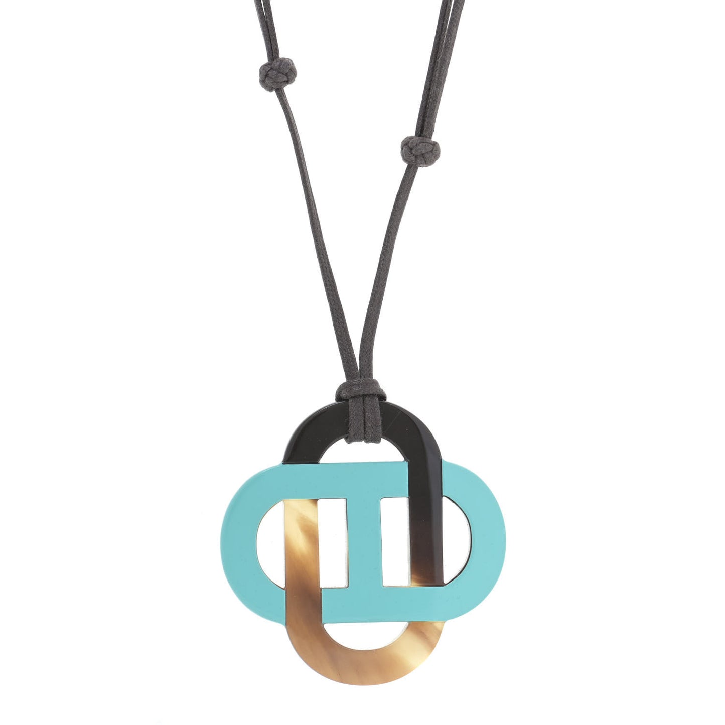 Buffalo Horn Isatis Pendant Necklace
