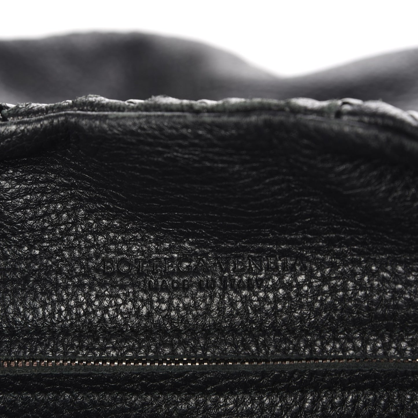 Cervo Deerskin Large Hobo Nero Black