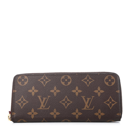 Louis Vuitton Monogram Clemence Wallet Fuchsia 1 of 7