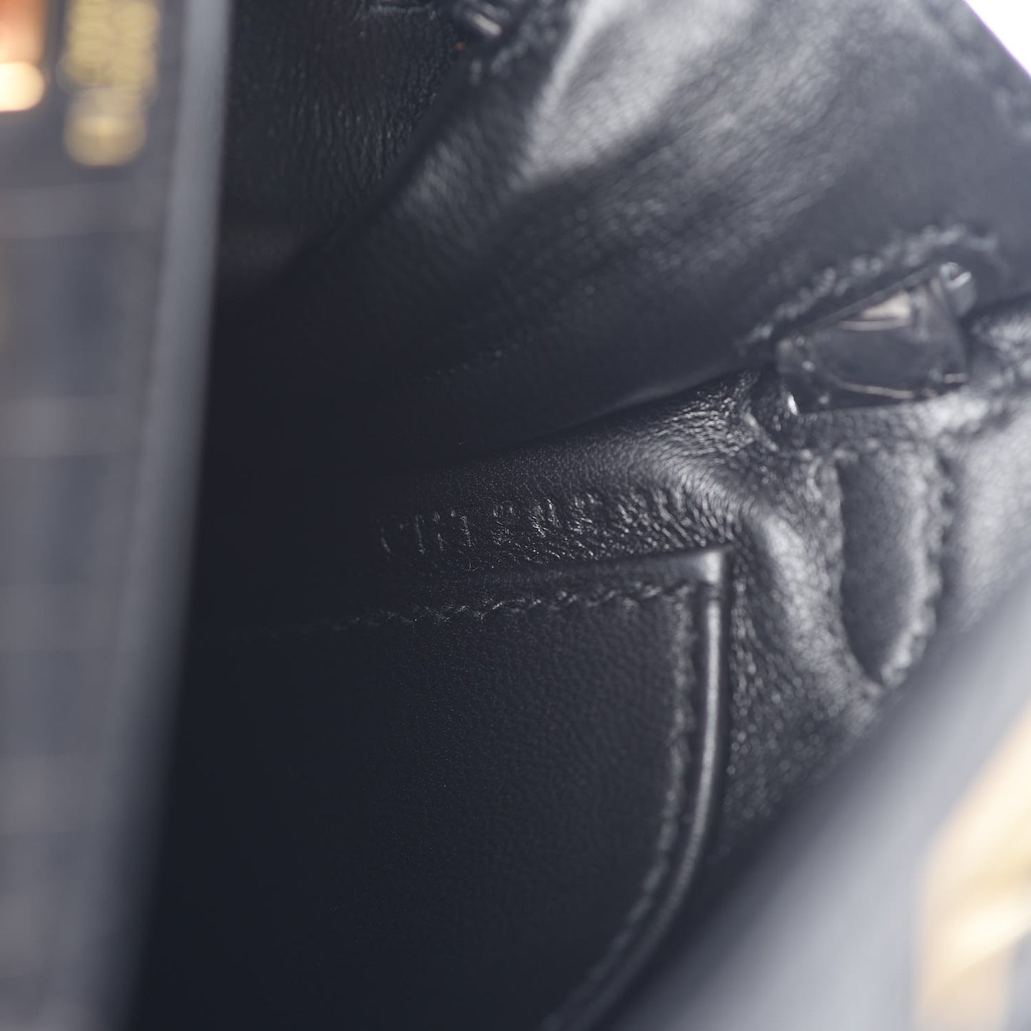 Matte Alligator Mini Kelly Sellier 20 Black