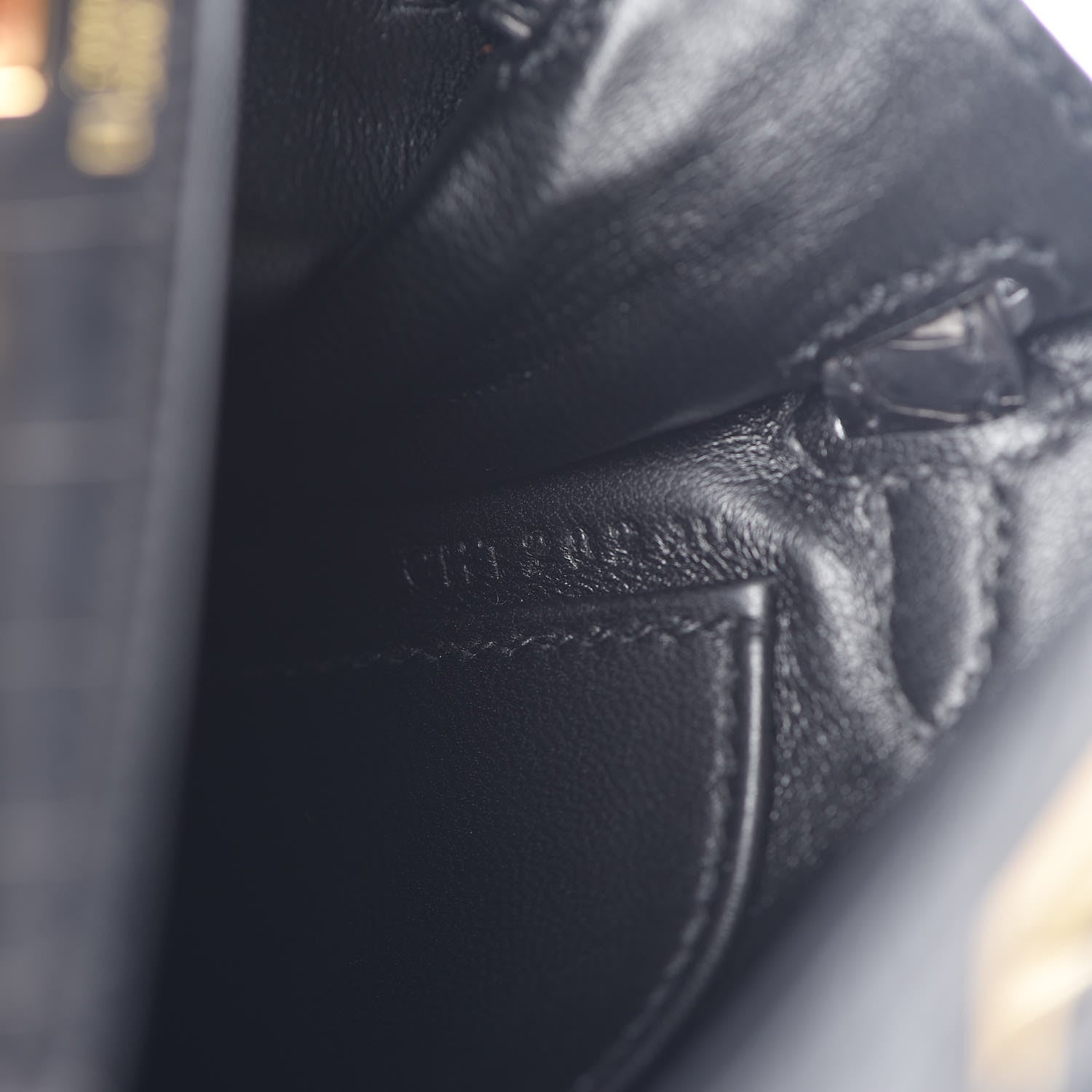 Hermes Matte Alligator Mini Kelly Sellier 20 Black 33 of 33