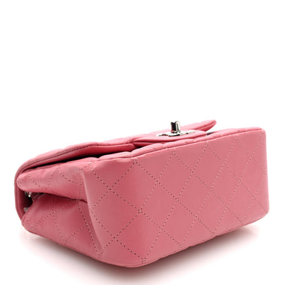 Chanel Lambskin Quilted Mini Square Flap Pink 4 of 10